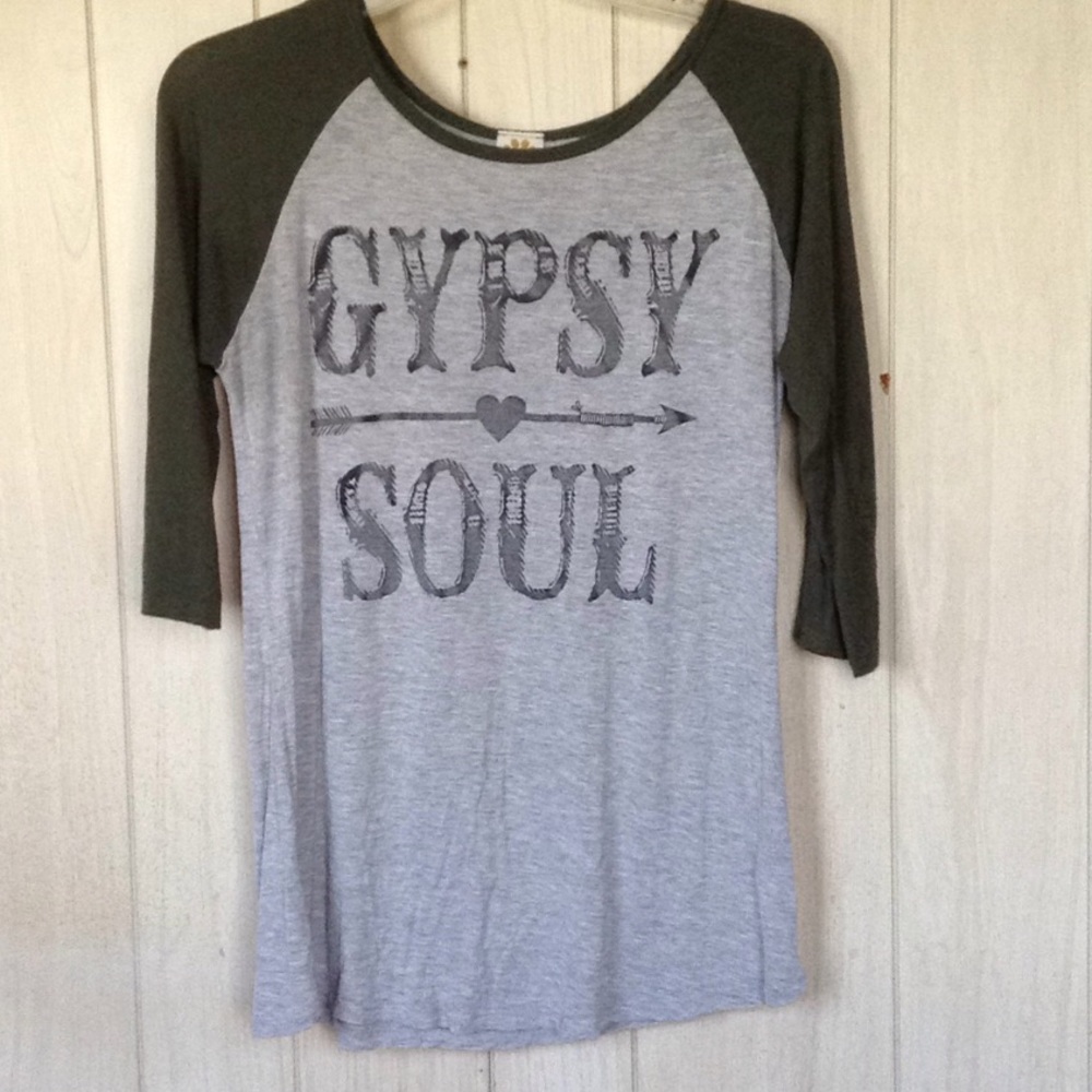 "Gypsy Soul" baseball tee